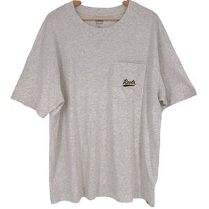 Roots Canada Men's Organic Cotton Relaxed Fit Pocket Shirt Sz L
